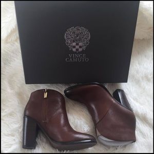 Vince Camuto Franell Leather Booties